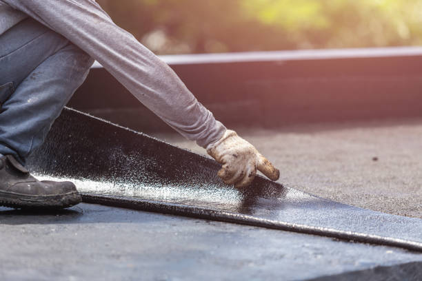 Professional Waterproofing technician working in Port Reading, NJ